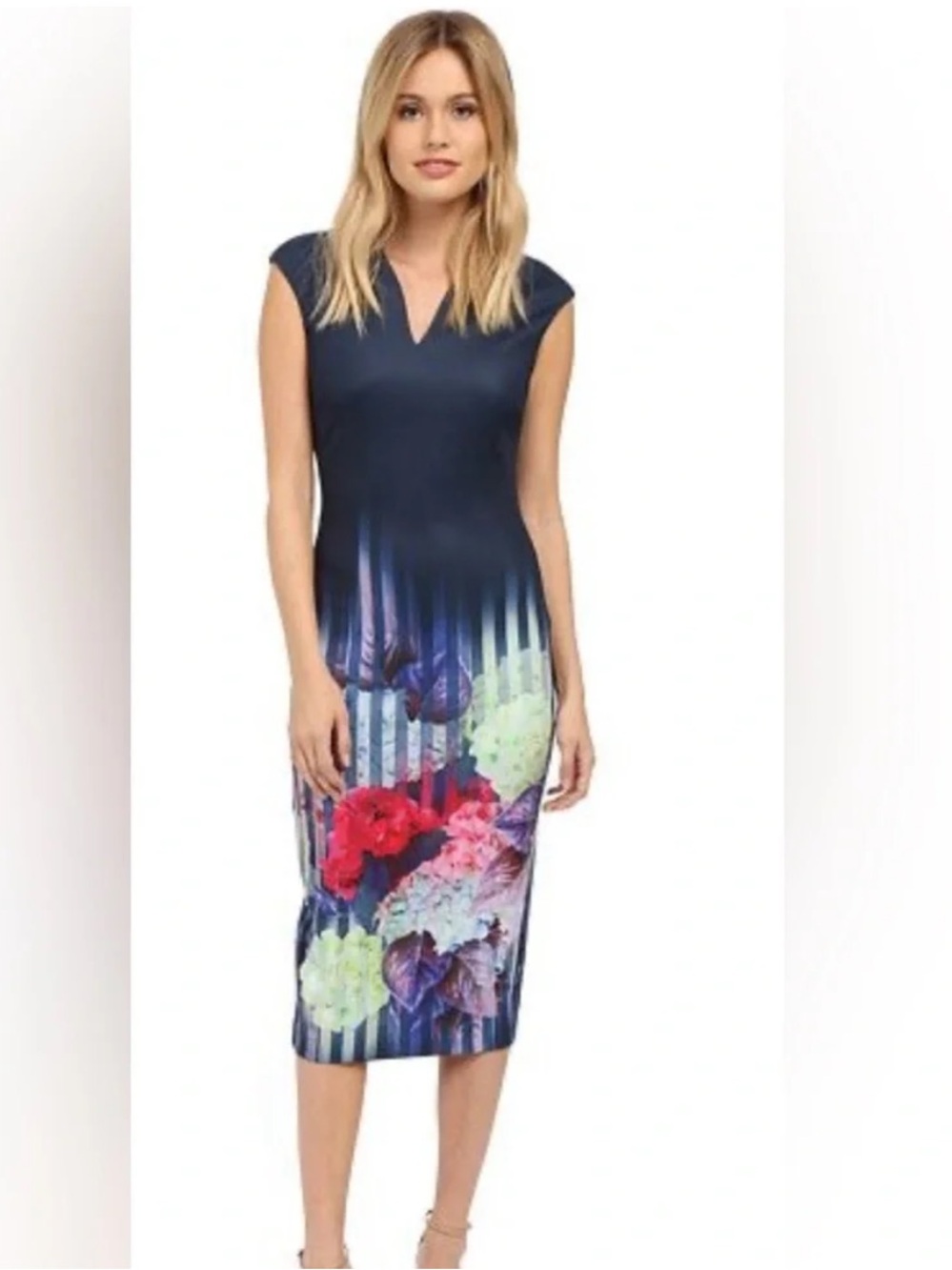 Ted Baker Rimena Vespera Hydrangea Haze Midi Dress